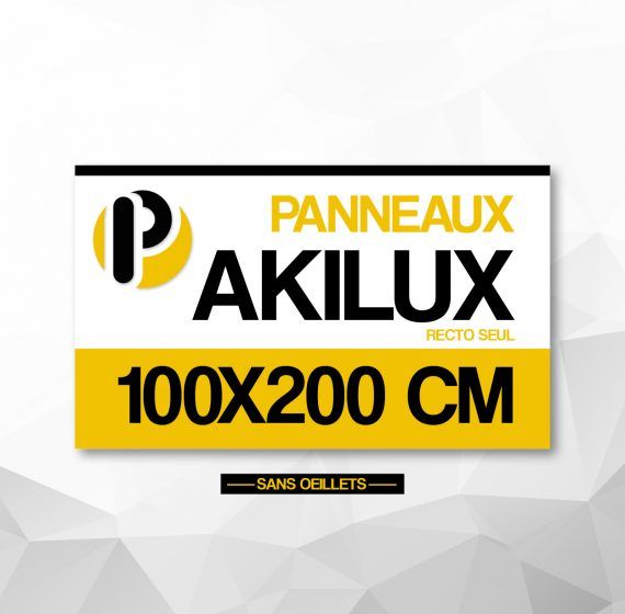 Akilux - panneau de chantier - panneau chantier - dimensions 100×200 cm_0