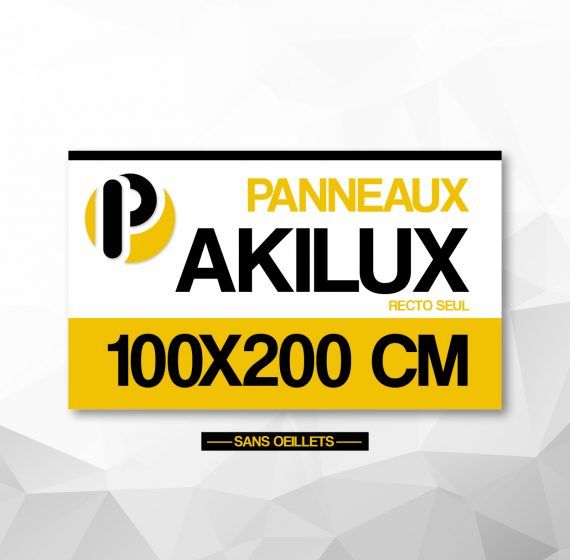 Panneau de chantier Akilux - 100×200 cm - sans œillets - épaisseur 8 mm_0