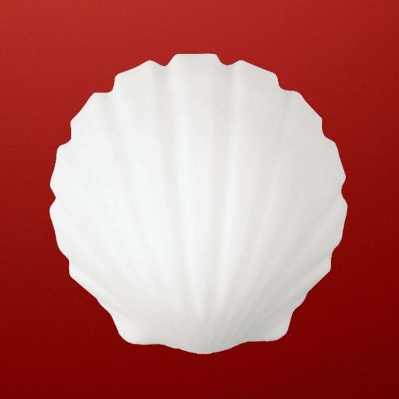 VIOKEF APPLIQUE MURALE MYDI EN VERRE, BLANC SATINÉ