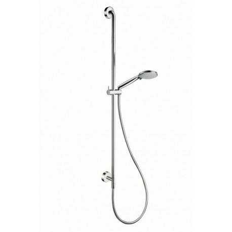 BARRE DE DOUCHE 100CM AVEC PRISE D'EAU CHROME - CRISTINA ONDYNA PD17851