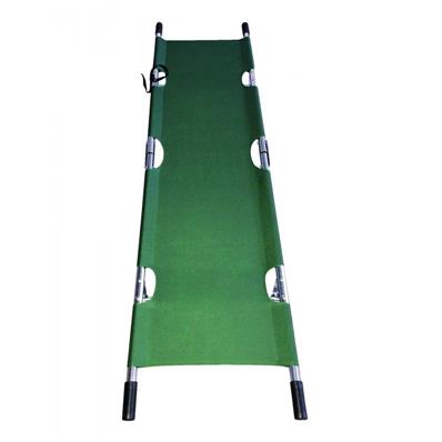 BRANCARD PLIABLE EN 4 AVEC HOUSSE - VERT