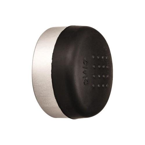 BUTÉE DE PORTE MURALE - DIAMÈTRE 40 MM - JULIOR GRIS/NOIR CIVIC