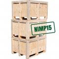 Caisses en bois hautes NIMP15 - Palcaisse - Largeur 946 mm - Lot de 3_0