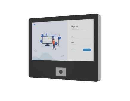 Borne tactile libre-service plate pour appel de prix - CCL A5S_0