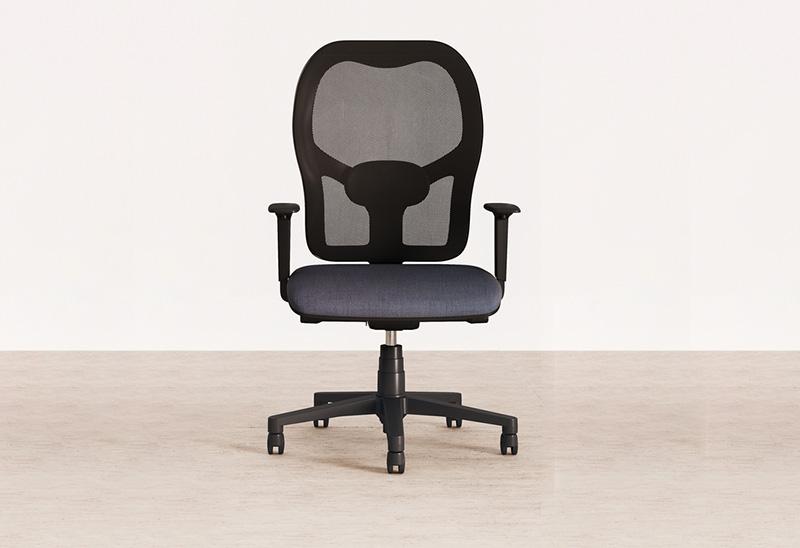 Chaise de bureau dossier résille Sistema_0