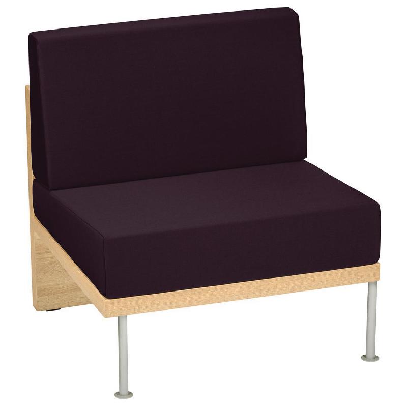 CHAUFFEUSE 1 PLACE 76 CM FAAR PVC URBAN PRUNE - MANUTAN COLLECTIVITÉS