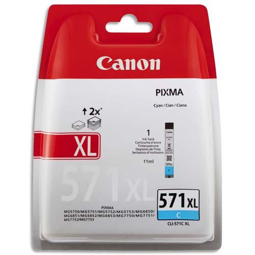 Canon cartouche jet d'encre cli-571xl cyan 0332c001aa_0
