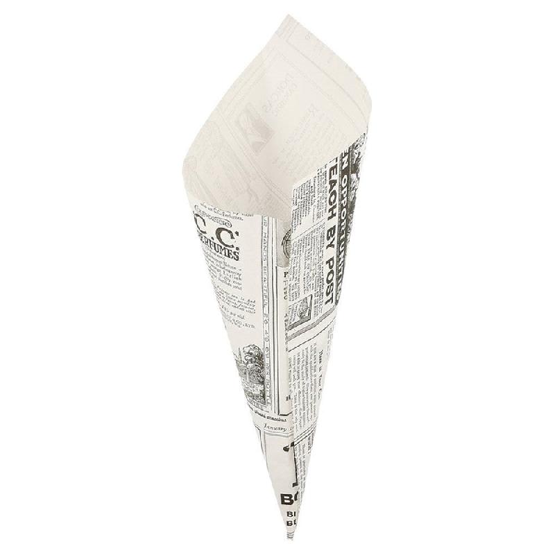 Cornet en papier ingraissable Times 100g 24x17cm - par 2000_0