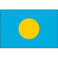 DRAPEAU PALAU : DIMENSIONS - 100 X 150 CM