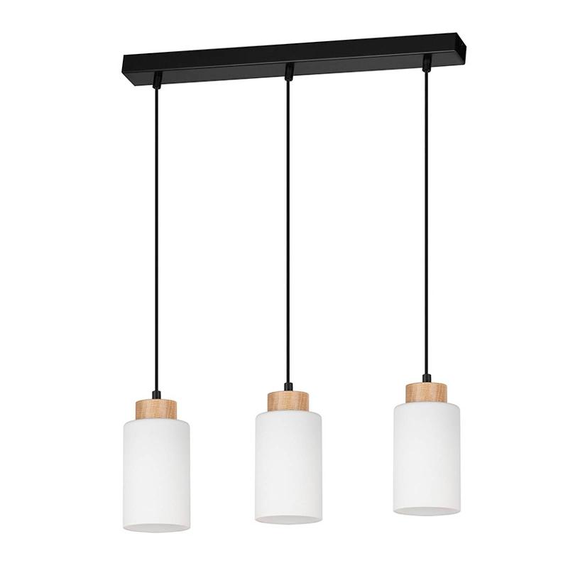 ENVOSTAR TALIA SUSPENSION CHÊNE/BLANC 3FL LINEA