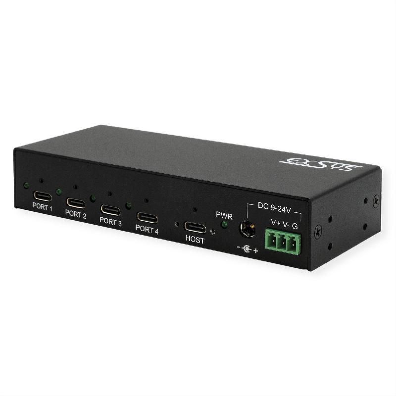 EXSYS EX-12294HMS Hub métal USB 3.2 Gen2, 4 ports, 4x C_0