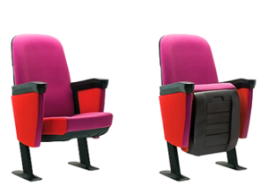Fauteuil pour salle de cinéma - dossier/assise avec ABS antichoc_0
