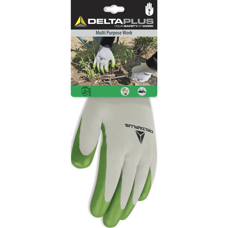 Gants de manutention - tricot polyester - paume enduite latex PURE - Réf. DPVE733_0