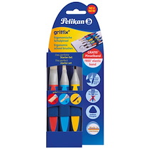 GRIFFIX SET DE PINCEAUX SCOLAIRES, 3 PIÈCES - LOT DE 3