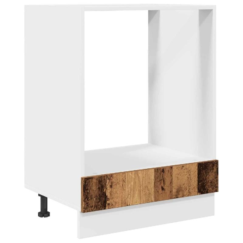 Helloshop26 - Armoire suspendue moderne fonctionnelle 60 x 46 x 81,5 cm grand espace de stockage design contemporain en bois ancien 02_0051968 - Bois_0
