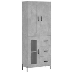 Helloshop26 - Buffet bahut commode armoire meuble de rangement organisateur cuisine salle de séjour salon haut 69,5 x 34 x 180 cm 02_0034509 - 300021_0