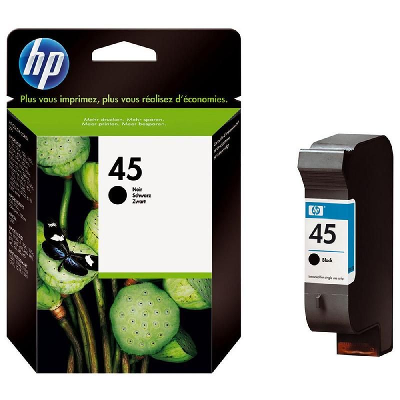 HEWLETT PACKARD CARTOUCHE D'ENCRE 45 (51645A) - COULEUR: NOIR