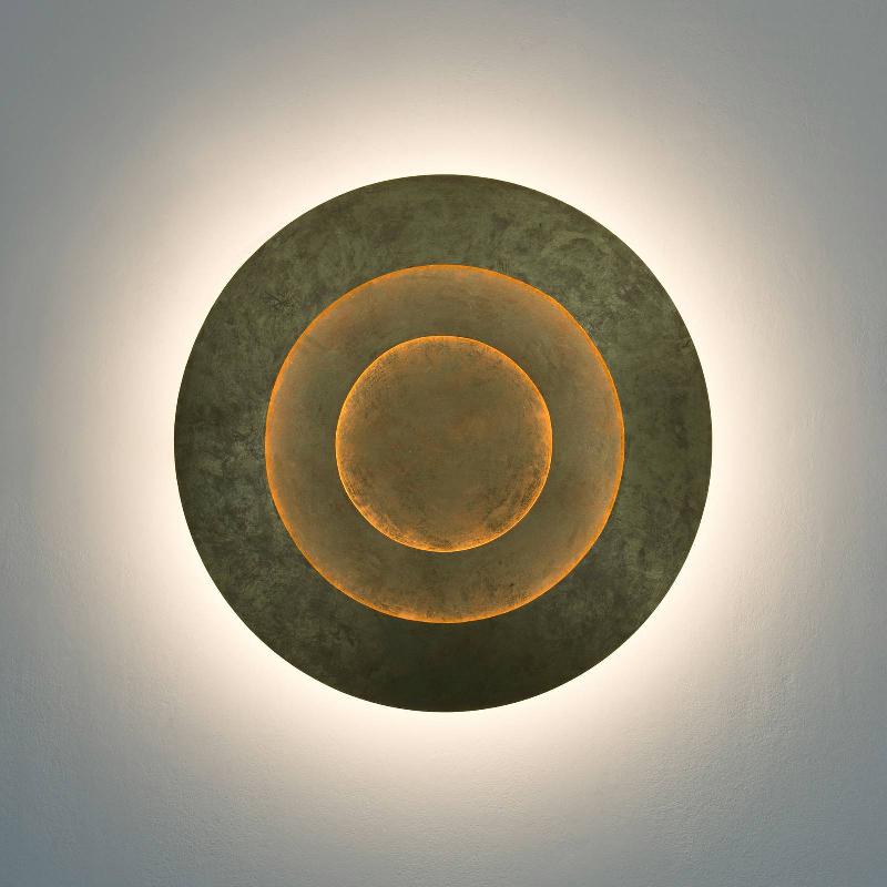 HOLLÄNDER APPLIQUE LED MASACCIO ROTONDO, DORÉE