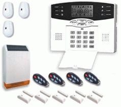 KIT ALARME MAISON SANS FIL  FC 300 RTC 3/4 PIÈCES ET SIRÈNE SOLAIRE
