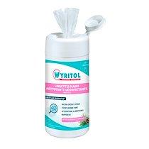 LINGETTES NETTOYANTES DÉSINFECTANTES MAINS WYRITOL - BOÎTE DE 100