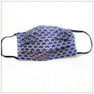 Mask3ppaonindigo - masque barrière en tissu VDM - 100% coton Oeko-Tex - quatre épaisseurs - lavable à 60 degrés_0