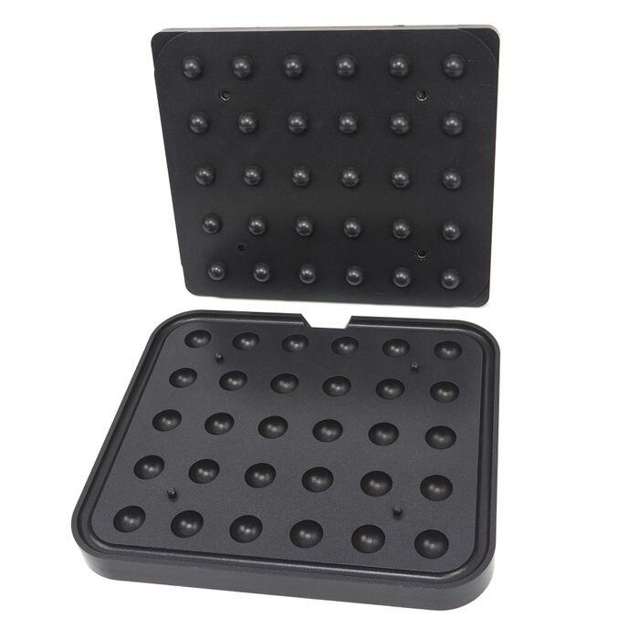 Maxima - Moule à tartelettes forme bol Ø30 mm, plaque de cuisson L380xP328 mm, 30 pièces - dimensions de la tartelette Ø30 mm - 9374305_0