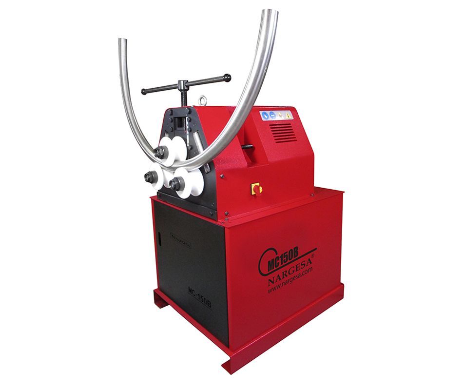 Cintreuse industrielle MC 150 B Nargesa - robuste avec 2 galets entraîneurs - capacité tube acier Ø40mm, épaisseur 2mm_0
