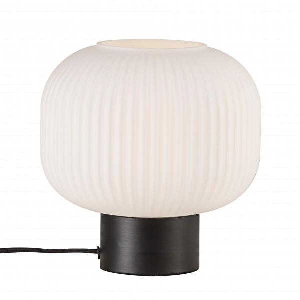 MILFORD LAMPE DE TABLE MÉTAL-VERRE NOIR E27 - NORDLUX 48965001
