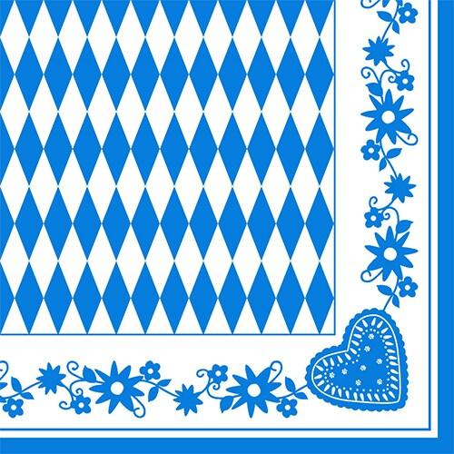 Papstar Serviettes 50, 3 plis pliage 1/4 40 cm x 40 cm 