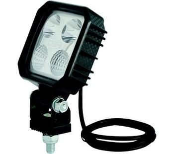 PHARES LED CORPS CARBONE 4 LED - 8W -1000 LM