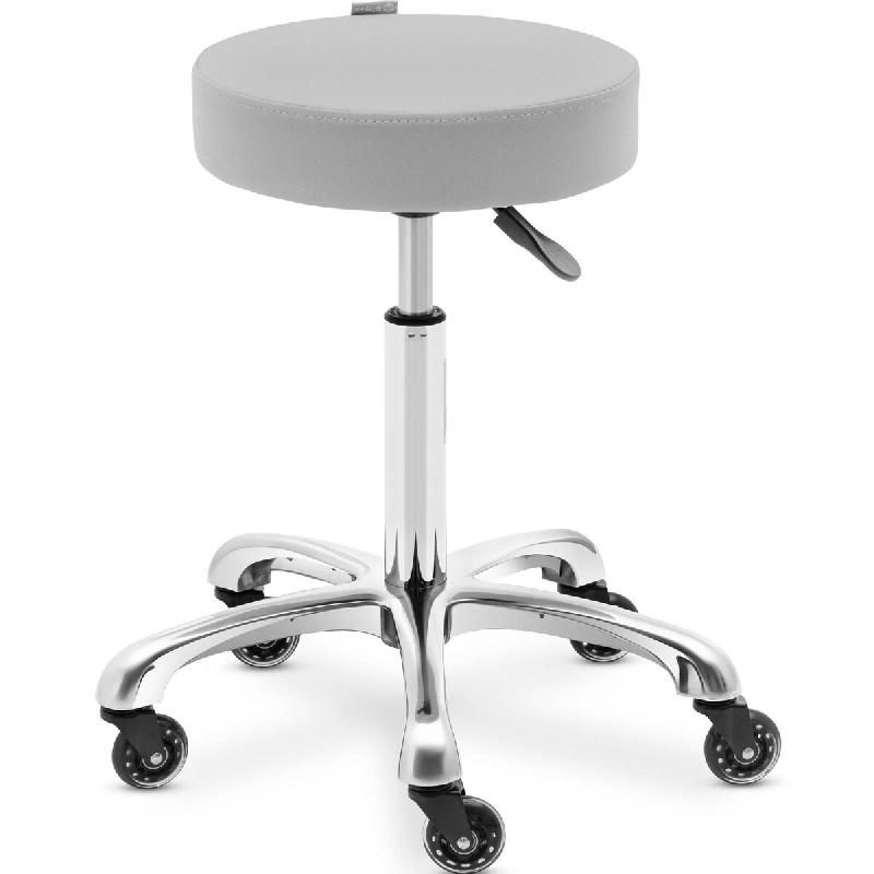 Physa - physa WORCESTER LIGHT GRAY Tabouret de coiffeur Gris clair 54 - 72 cm Tabouret coiffeur Tabouret coiffure - - gris 4062859171962_0