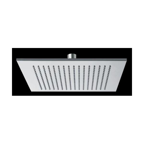 POMME DE DOUCHE SLIM LAITON CARRE 30 CM CHROME - CRISTINA ONDYNA SD30051