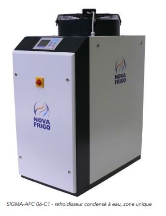 Refroidisseur condensés par air simple ou double zone conçu pour produire de l'eau chaude ou froide destinée au refroidissement des installations industrielles - SIGMA AFC_0