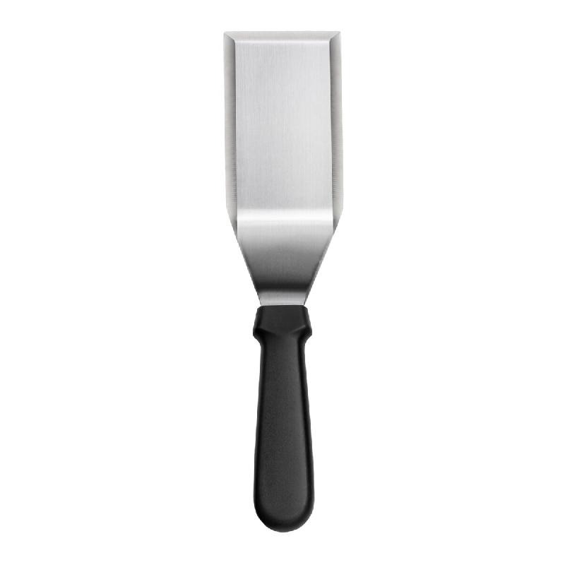 Stalgast Spatule à rôti en acier inoxydable, manche en plastique noir, L. 174 mm - KK2902165_0