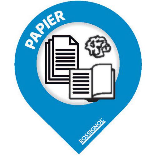 STICKERS TRI - PAPIER - BLEU CIEL (X50) - ROSSIGNOL PRO