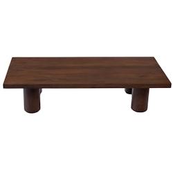 Table basse 4 pieds Epupa -  Marron Rectangle Bois Amadeus 115x55 cm - marron 3520071921488_0