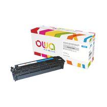TONER OWA COMPATIBLE HP 128A-CE321A CYAN POUR IMPRIMANTE LASER