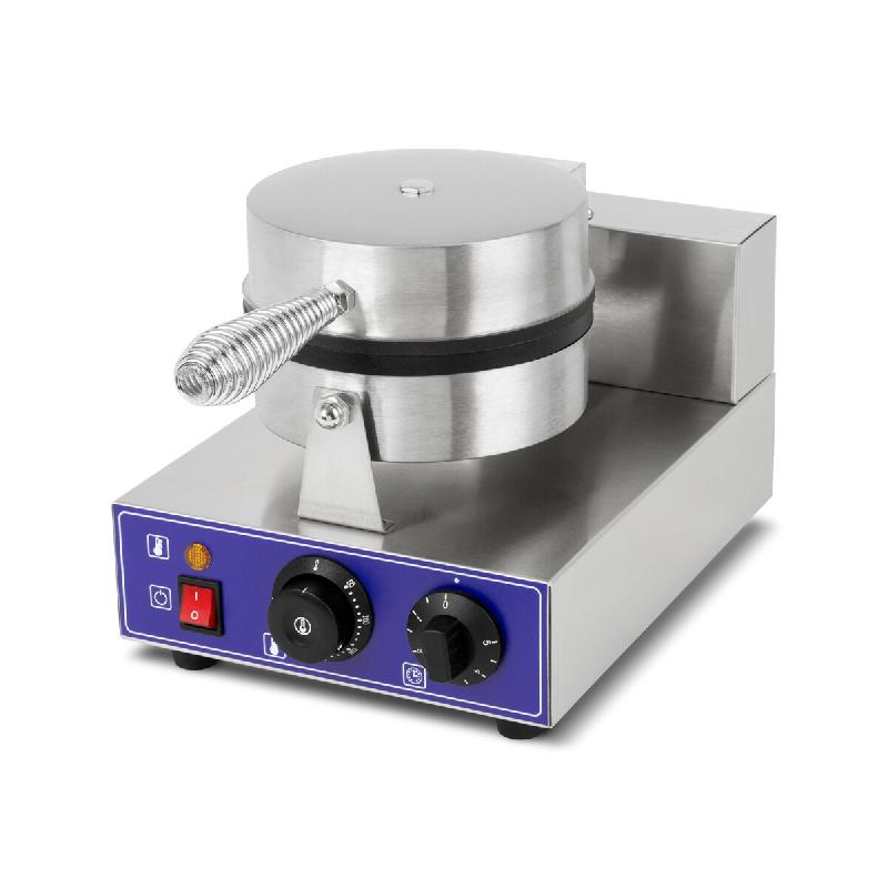 VERTES Gaufrier Professionnel Électrique 1000W En Acier Inox (Fonction Minuterie Jusqu'à 5 min, Température 50-300 °C) - argenté inox FD4-WE01_0