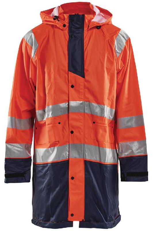 VESTE DE PLUIE HAUTE VISIBILITÉ NIVEAU 1 TAILLE XL - MANUTAN COLLECTIVITÉS
