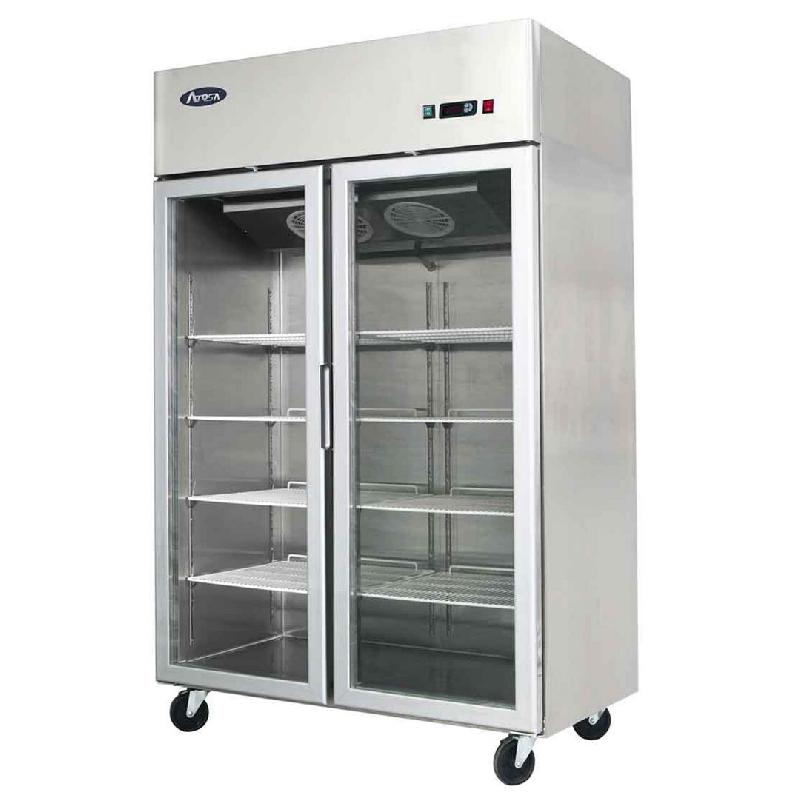 Armoire positive 2 portes vitrées 900l - 1200x730x1945 - YCF9402GR_0