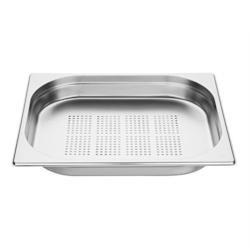 Bac Gastro Inox Perforé GN 1/2 - 40 mm - Vogue - blanc inox E698_0