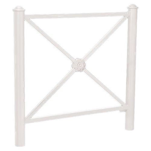 BARRIÈRE PROVINCE ROSACE 1.07 M AGORA - ZINC BLANC 9010 - PROCITY