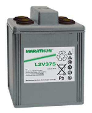 Batterie plomb AGM L2V375 2V 375Ah M8-F - étanche avec durée de vie 12 ans - Marathon L_0