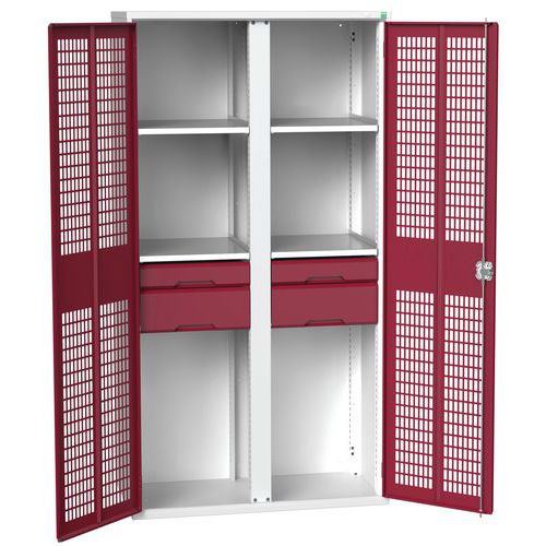 BOTT 1 ARMOIRE VERSO EPI À PORTES VENTILÉES 1050X550X2000MM - BOTT