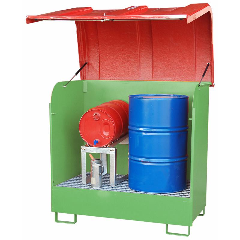 Box de rétention acier - 2 fûts type GD_0