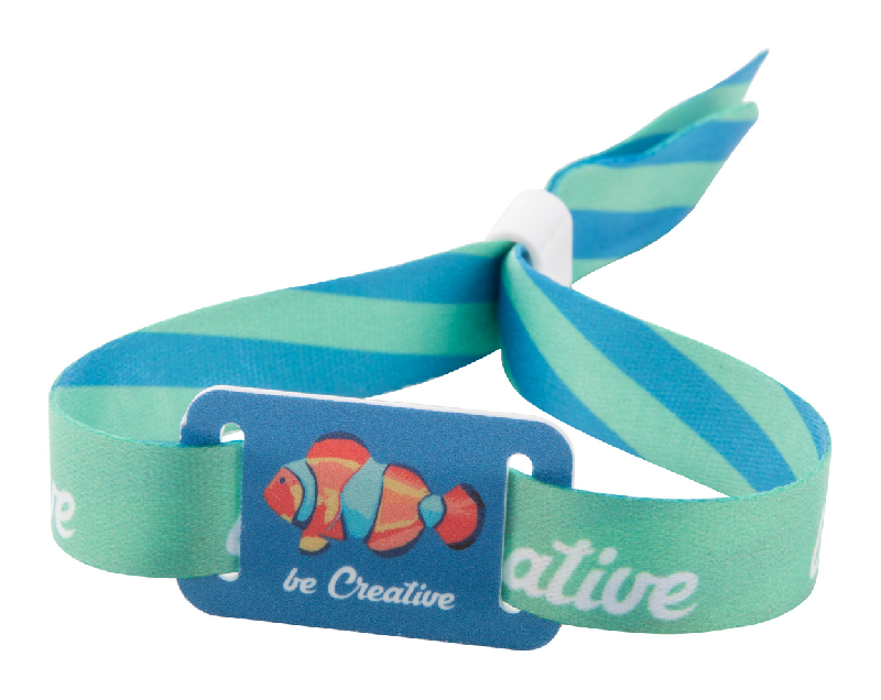 Bracelet festival personnalisable en polyester - impression quadri et sublimation - minimum 100 pcs_0