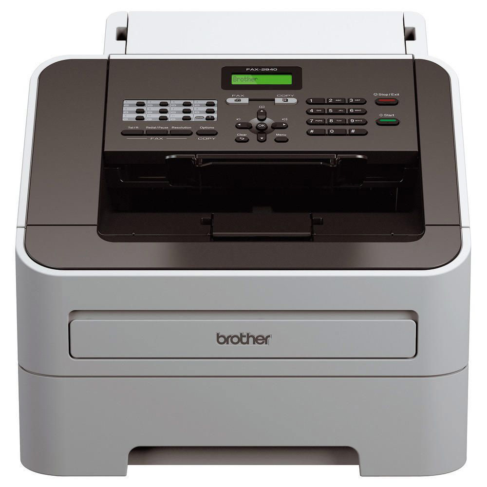 BROTHER FAX 2940 - TELECOPIEUR / PHOTOCOPIEUSE - NOIR ET BLANC - LASER - COPIE (JUSQU'A) : 20 PPM - 250 FEUILLES - 33.6 KBITS/S - HI-SPEED USB