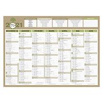 CALENDRIER SEMESTRIEL MURAL 2027 - NATURA - 40,5 X 55 CM