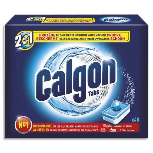 Calgonit boite de 48 pastilles anticalcaire 2 en 1_0