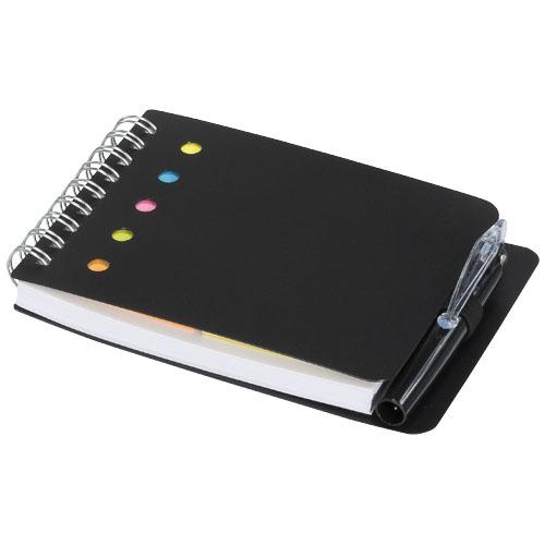 Carnet de notes Kent 21022502 - avec feuilles de papier, étiquettes autocollantes et stylo assorti_0